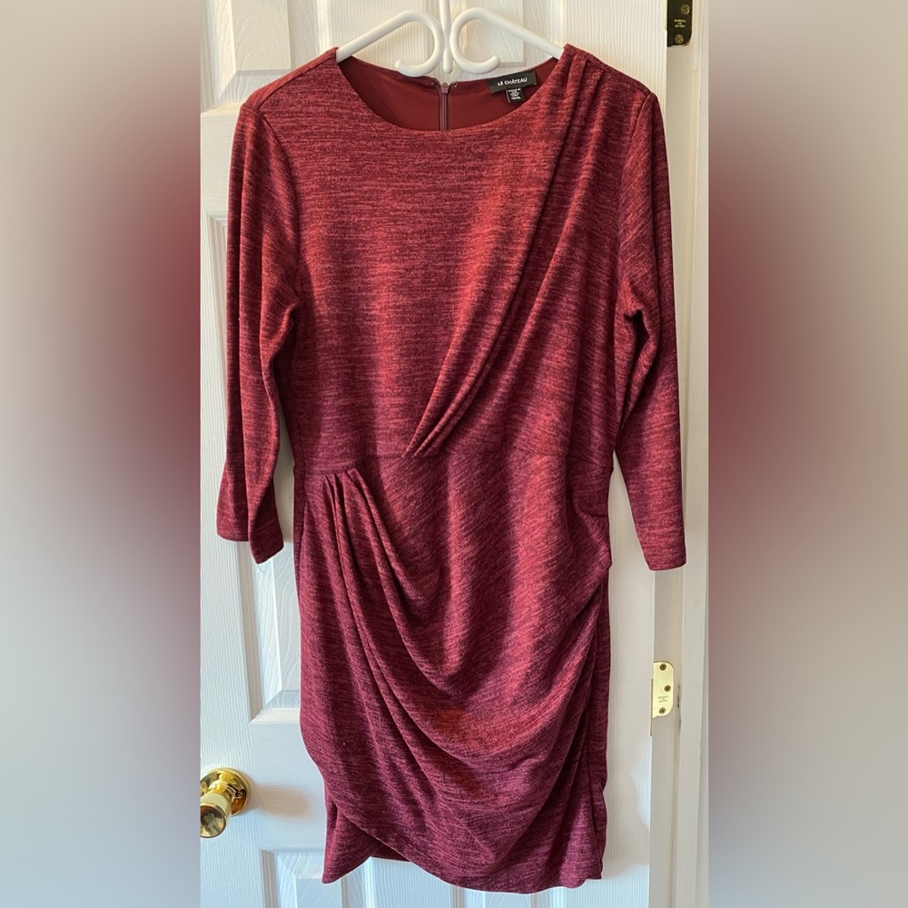 Sweater dress from Le Chateau
